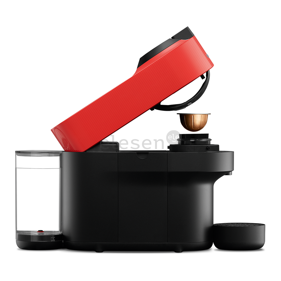 Krups Nespresso Vertuo Pop, raudonas  - Kapsulinis kavos aparatas