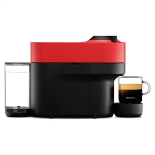 Krups Nespresso Vertuo Pop, raudonas  - Kapsulinis kavos aparatas