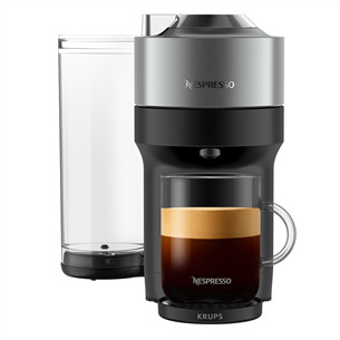 Krups Nespresso Vertuo Pop+, титановый - Капсульная кофеварка