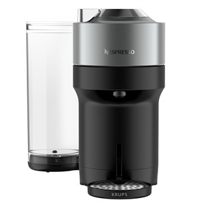 Krups Nespresso Vertuo Pop+, титановый - Капсульная кофеварка