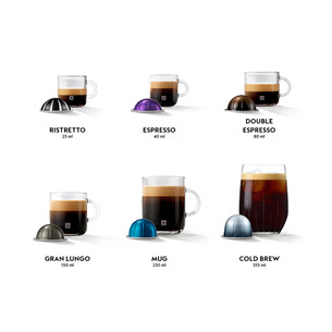 Krups Nespresso Vertuo Pop+, титановый - Капсульная кофеварка