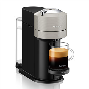 Krups Nespresso Vertuo Next, pilkas - Kapsulinis kavos aparatas XN910B10