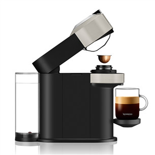 Krups Nespresso Vertuo Next, pilkas - Kapsulinis kavos aparatas