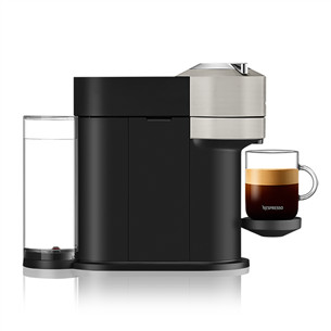 Krups Nespresso Vertuo Next, pilkas - Kapsulinis kavos aparatas