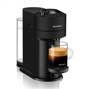 Krups Nespresso Vertuo Next, juodas - Kapsulinis kavos aparatas XN910N10