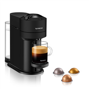 Krups Nespresso Vertuo Next, juodas - Kapsulinis kavos aparatas