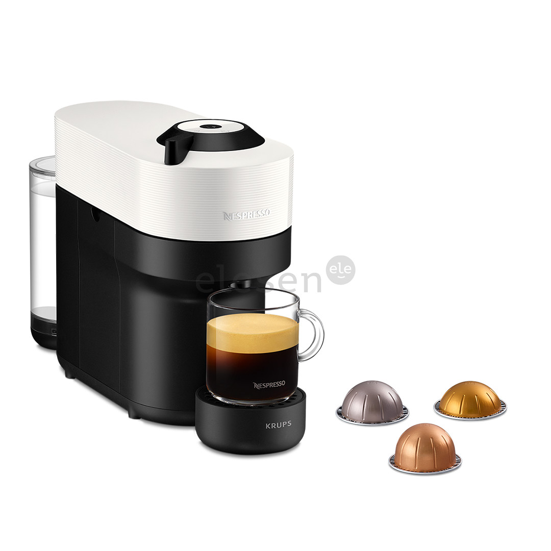 Krups Nespresso Vertuo Pop, baltas - Kapsulinis kavos aparatas