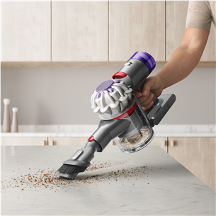 Dyson V8 Origin, nikelio/violetinės spalvos - Belaidis dulkių siurblys