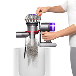 Dyson V8 Origin, nikelio/violetinės spalvos - Belaidis dulkių siurblys