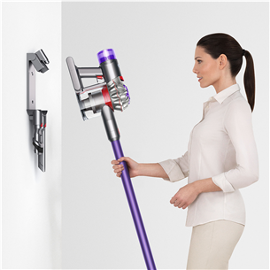 Dyson V8 Origin, nikelio/violetinės spalvos - Belaidis dulkių siurblys