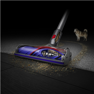Dyson V8 Origin, nikelio/violetinės spalvos - Belaidis dulkių siurblys