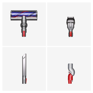 Dyson V8 Origin, nikelio/violetinės spalvos - Belaidis dulkių siurblys