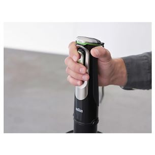 Braun MultiQuick 9 MQ 9187XLI 0,6 L 1200 W juodas/nerūdijantis plienas - Rankinis trintuvas