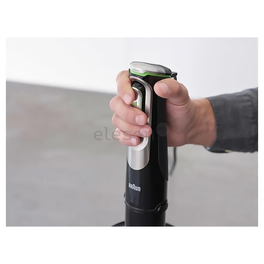 Braun MultiQuick 9 MQ 9187XLI 0,6 L 1200 W juodas/nerūdijantis plienas - Rankinis trintuvas