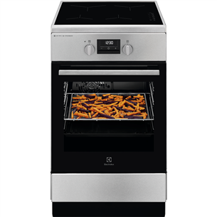 Viryklė Electrolux 600 Series SteamBake, 58 L, plotis 50 cm, indukcinė, nerūdijančio plieno LKI564267X