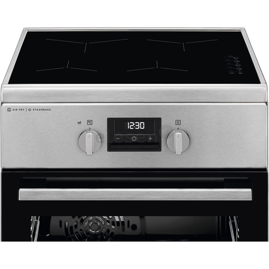 Electrolux 600 Series SteamBake, 58 L, width 50 cm, stainless steel - Induction cooker