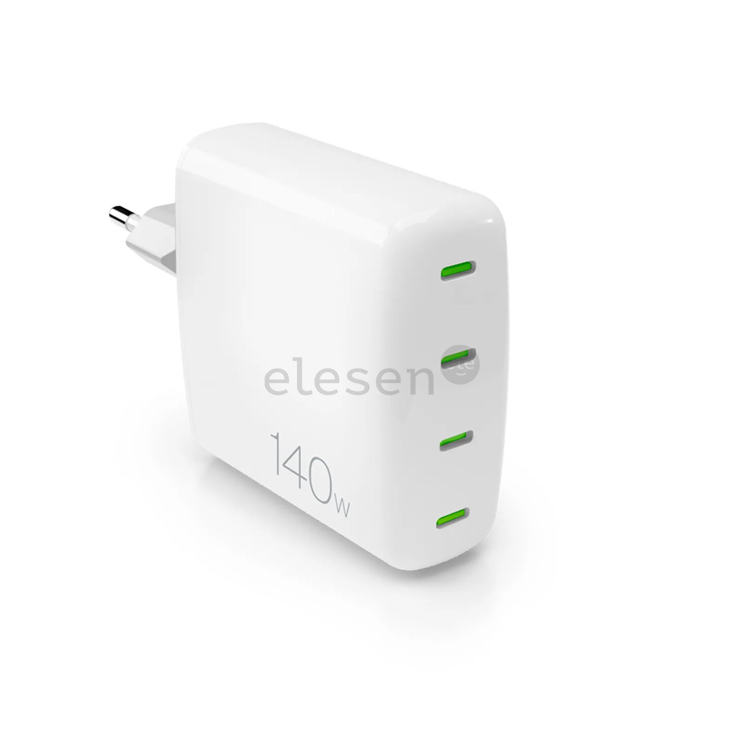 Puro MiniPro Gan Wall Charger, 140 Вт, белый - Зарядное устройство