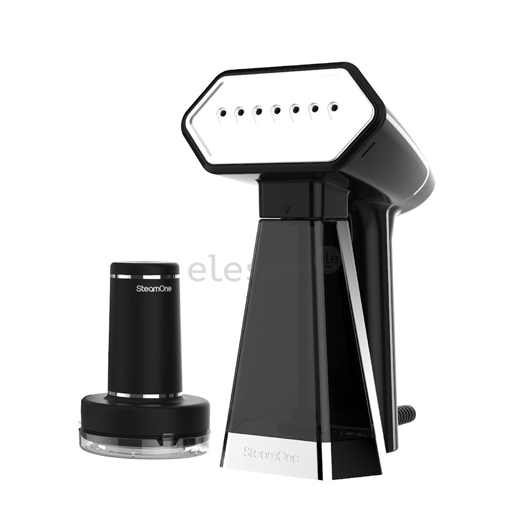 SteamOne, juodas - Garinis lygintuvas + pūkų rinkiklis