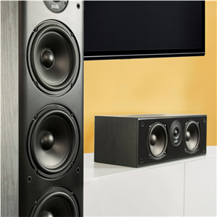 Polk T30, juodas – Centrinis garsiakalbis