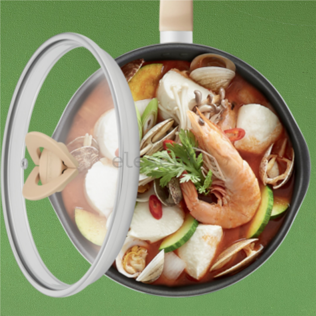 Tefal One pick pot pan, 24 cm, black - Deep frypan