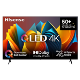 Hisense E7NQ, 85'', 4K UHD, QLED, juodas - Televizorius