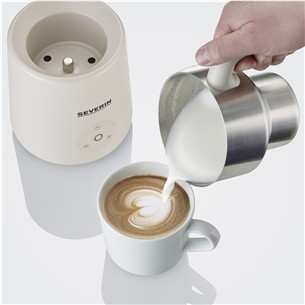 Severin Spuma Lite, 0.4 L, smėlio spalvos - Pieno plakiklis