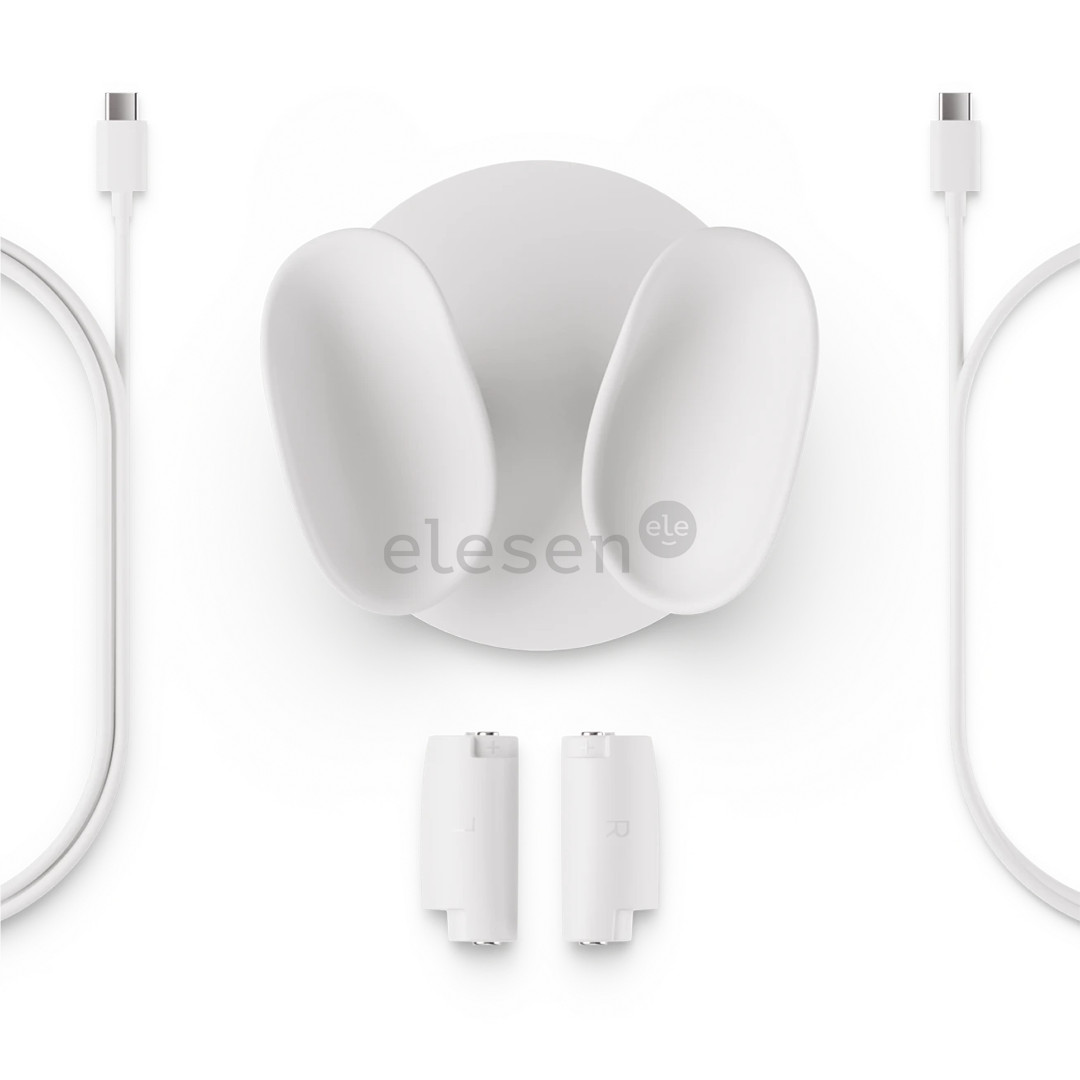 Meta Quest Compact Charging Dock, Quest 3/3S, moonstone white - VR headset accessory