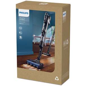 Philips 9000 AquaTrio, wet & dry, juodas – Belaidis dulkių siurblys