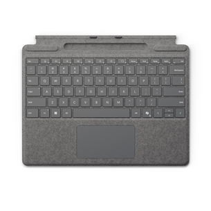 Microsoft Surface Pro Keyboard ENG, platinos spalva - Klaviatūra 8XA-0026