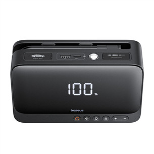 Baseus Super Energy 4-in-1 Jump Starter, 6000 mAh, 600 A, juoda - Išorinė baterija