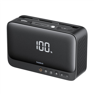 Baseus Super Energy 4-in-1 Jump Starter, 6000 mAh, 600 A, juoda - Išorinė baterija