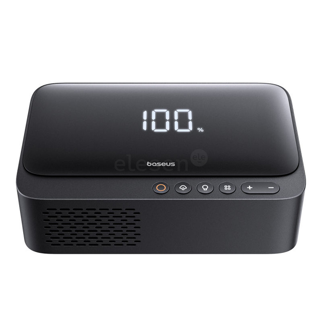 Baseus Super Energy 4-in-1 Jump Starter, 6000 mAh, 600 A, juoda - Išorinė baterija