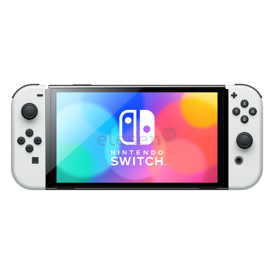 Nintendo Switch OLED + Mario Kart 8 Deluxe + NSO 12M, balta - Žaidimų konsolės komplektas Prekė - 045496454036