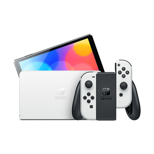 Nintendo Switch OLED + Mario Kart 8 Deluxe + NSO 12M, balta - Žaidimų konsolės komplektas Prekė - 045496454036