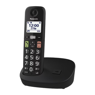 Panasonic TGU110, juodas - Belaidis telefonas KX-TGU110FXB
