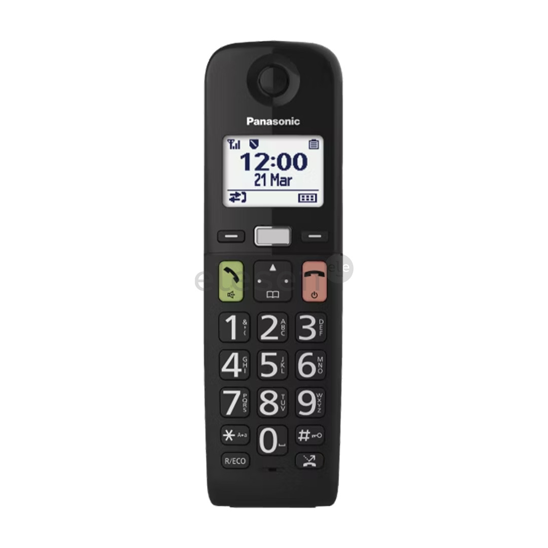 Panasonic TGU110, juodas - Belaidis telefonas