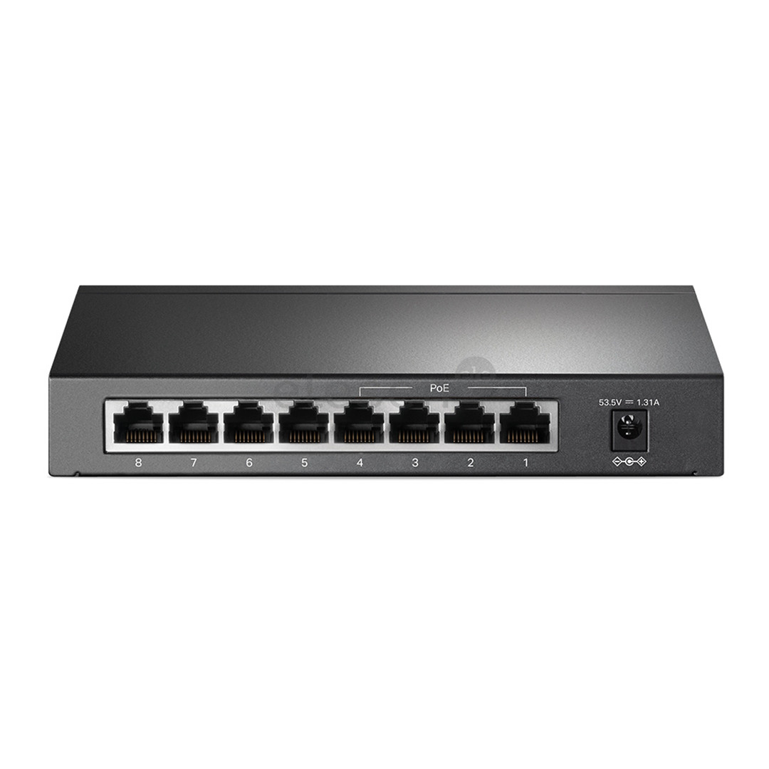 TP-Link SG1008P V2, gigabit, gray - Switch