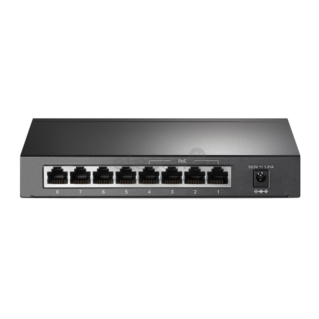 TP-Link SG1008P V2, gigabit, gray - Switch