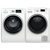Whirlpool, 9 kg + 9 kg - Skalbimo mašina + džiovyklė