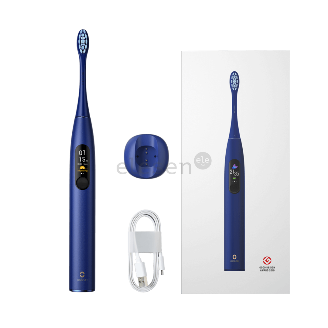 Oclean X Pro, mėlynas - Elektrinis dantų šepetėlis
