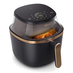 Philips 3000 Series, 7.2 L, 1400 W, juoda - Oro gruzdintuvė NA342/00