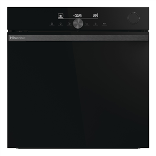 Hisense, 77 L, pirolizė, juoda - Orkaitė BSA66334PBDG