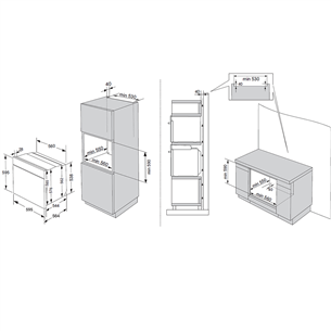 Hisense, 77 L, pirolizė, juoda - Orkaitė
