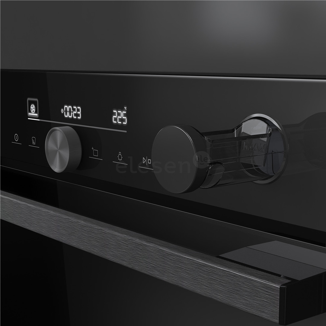 Hisense, 77 L, pirolizė, juoda - Įmontuojama orkaitė