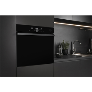 Hisense, 77 L, pirolizė, juoda - Orkaitė