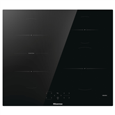 Hisense, plotis 59.5 cm, indukcinė, juoda - Kaitlentė