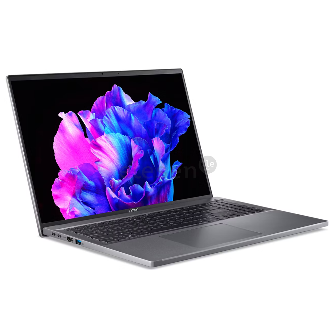 Acer Swift Go 16 OLED, 16'', 3.2K, OLED, 120 Hz, Ultra 7, 32 GB, 1 TB, US, steel gray - Notebook