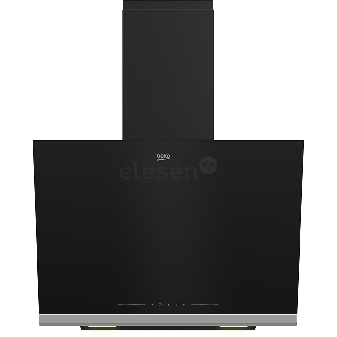 Beko, 720 m³/h, width 59.5 cm, black - Cooker hood