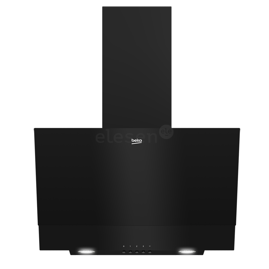 Beko, 400 m³/h, plotis 59.5 cm, juodas - Gartraukis