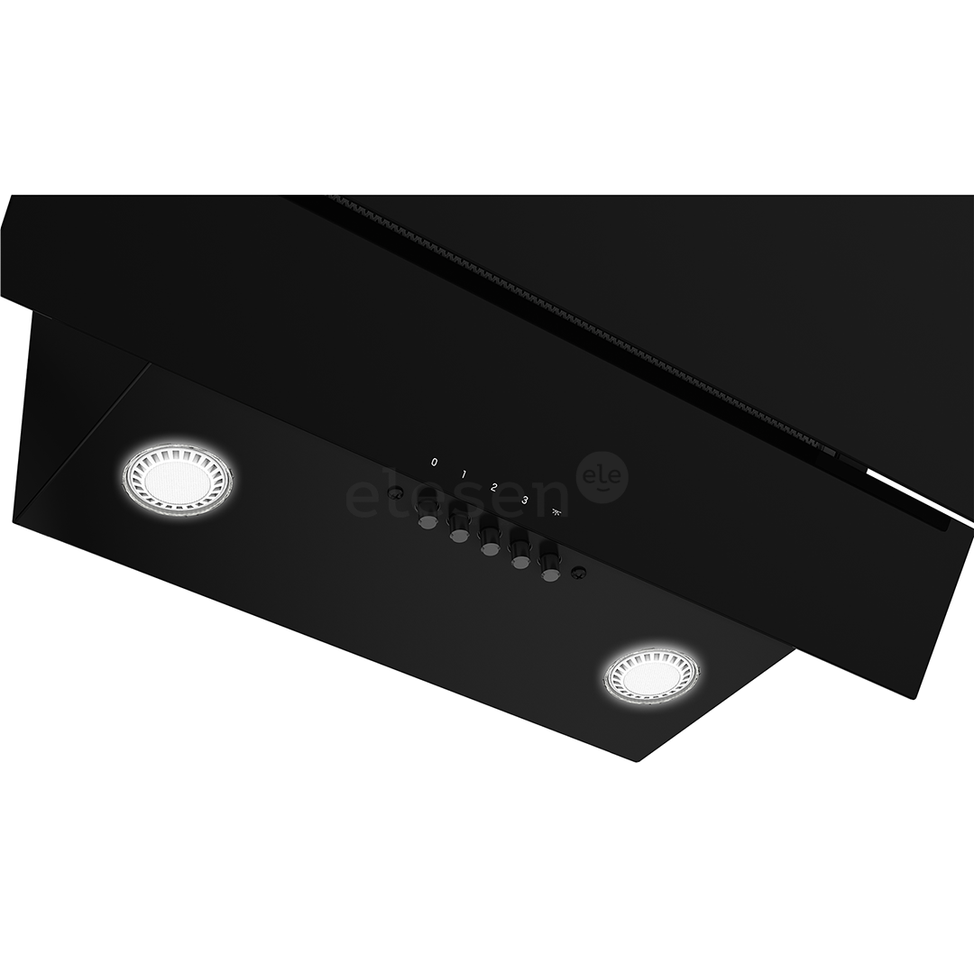 Beko, 400 m³/h, plotis 59.5 cm, juodas - Gartraukis